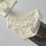  Quần lót lưới phối ren đính nơ Q1279 