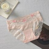  Quần lót lưới phối ren đính nơ Q1279 
