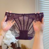  Quần lót lưới phối ren Q7579 