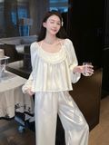  Pyjama lụa Flounce PM2860 