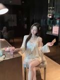  Pyjama lụa Etheareal PM2867 (4 chi tiết) 