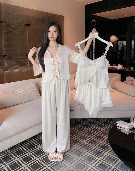  Pyjama lụa Etheareal PM2867 (4 chi tiết) 
