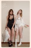  Bộ 2 dây lụa phối lưới B2546 