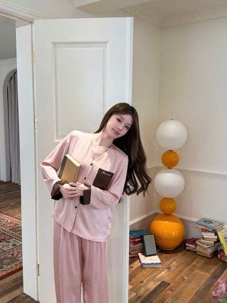  Enigma Pyjama - Bộ lụa phối màu PM4677 