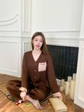  Enigma Pyjama - Bộ lụa phối màu PM4677 
