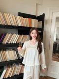  Serenity Pyjama - Bộ lụa cổ tròn PM4666 
