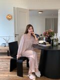  Serenity Pyjama - Bộ lụa cổ tròn PM4666 