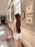  Bộ 2 dây ngắn lụa phối nơ B5678 