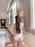  Bộ 2 dây ngắn lụa phối nơ B5678 