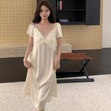  Mystique Dress - Váy tiểu thư phối ren hoa D4822 