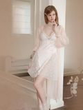  Seraphic Dress - Váy lụa phối ren D5102 