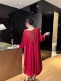  Graceful Dress - Váy tiểu thư tay dài D4824 