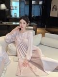  Graceful Dress - Váy tiểu thư tay dài D4824 