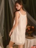  Sweetie Dress D2559 - Váy lụa xoè cổ sen 