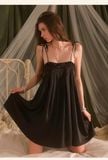  Moonlight Dress D2589 - Váy lụa xoè dây buộc rời 