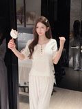  Bloomie Set PM5714 - Bộ thun quần dài tay ngắn đệm ngực mỏng 
