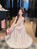  Daisy Dress D5835 - Váy thô hoa mềm 