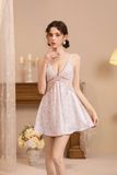  Váy lụa satin D2591 
