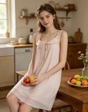  Sweetie Dress D2559 - Váy lụa xoè cổ sen 