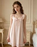  Sweetie Dress D2559 - Váy lụa xoè cổ sen 