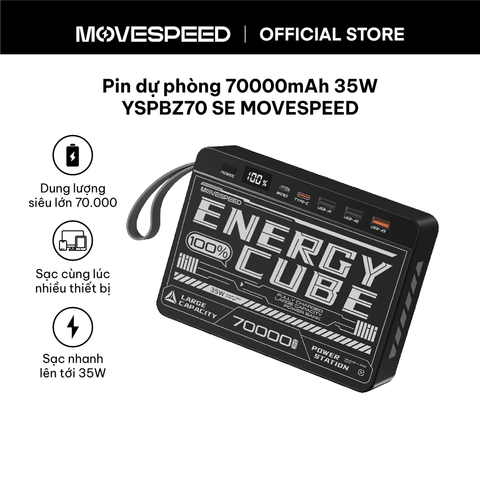 Pin dự phòng MoveSpeed 70000mAh 35W YSPBZ70 SE