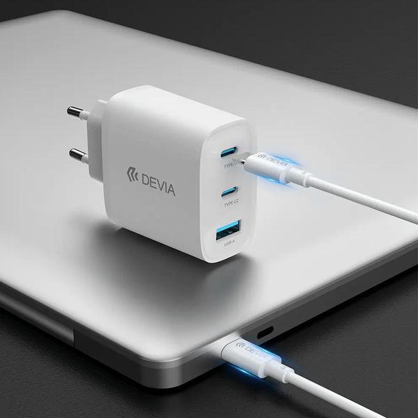 Extreme Speed Series PD 65W A+2C GaN Charger Set (EU), white