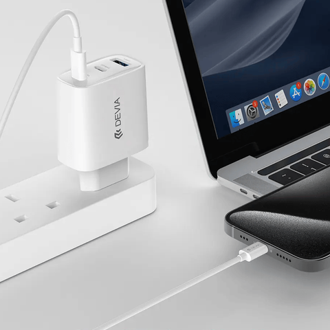 Extreme Speed Series PD 65W A+2C GaN Charger Set (EU), white