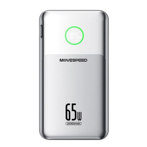 Sạc dự phòng kiêm củ sạc tường (Chân cắm gập) MoveSpeed 20000mAh 65W kèm dây MSP14