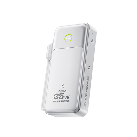 Pin sạc dự phòng MoveSpeed 20000mAh 35W có màn hình LCD kèm dây sạc MSP20