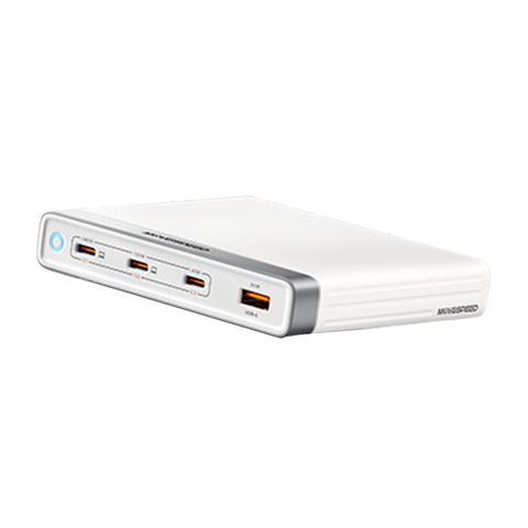 Củ sạc nhanh MoveSpeed 165W 4 cổng USB-A*1 và USB-C*3 MSA05