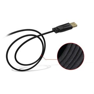 Chuột gaming có dây MSI Clutch GM41 Lightweight V2 - Phím OMRON 60 triệu lần nhấn - DPI 16000 - Cáp 2m - Bảo hành 1 năm