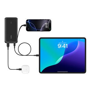 Pin sạc dự phòng Belkin Boost Charge 20.000 mAh, hỗ trợ sạc nhanh 30W PD, có dây sạc đầu USB-C