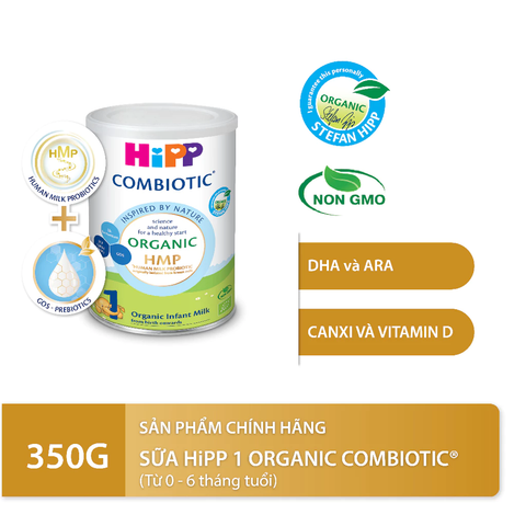 Sữa bột công thức HiPP 1 Organic Combiotic 350g