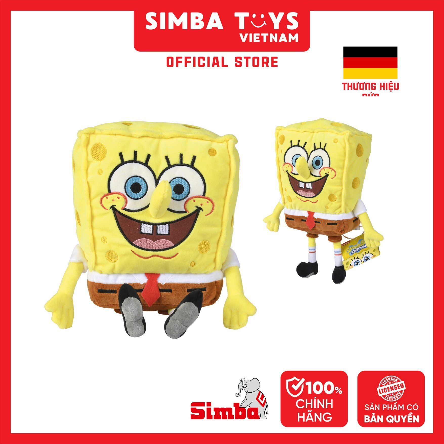  Đồ Chơi Sưu Tầm SIMBA TOYS Spongebob Plush 35cm - SpongeBob 109491000 - Simba Toys Vietnam 