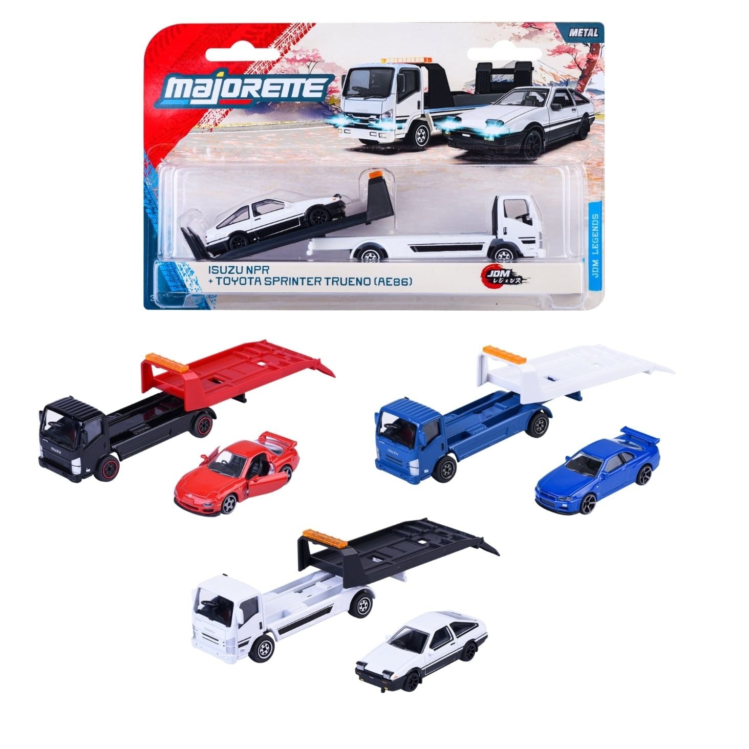  Đồ Chơi Xe Mô Hình MAJORETTE JDM Legends Car Transporter 8502103002 - Simba Toys Vietnam 