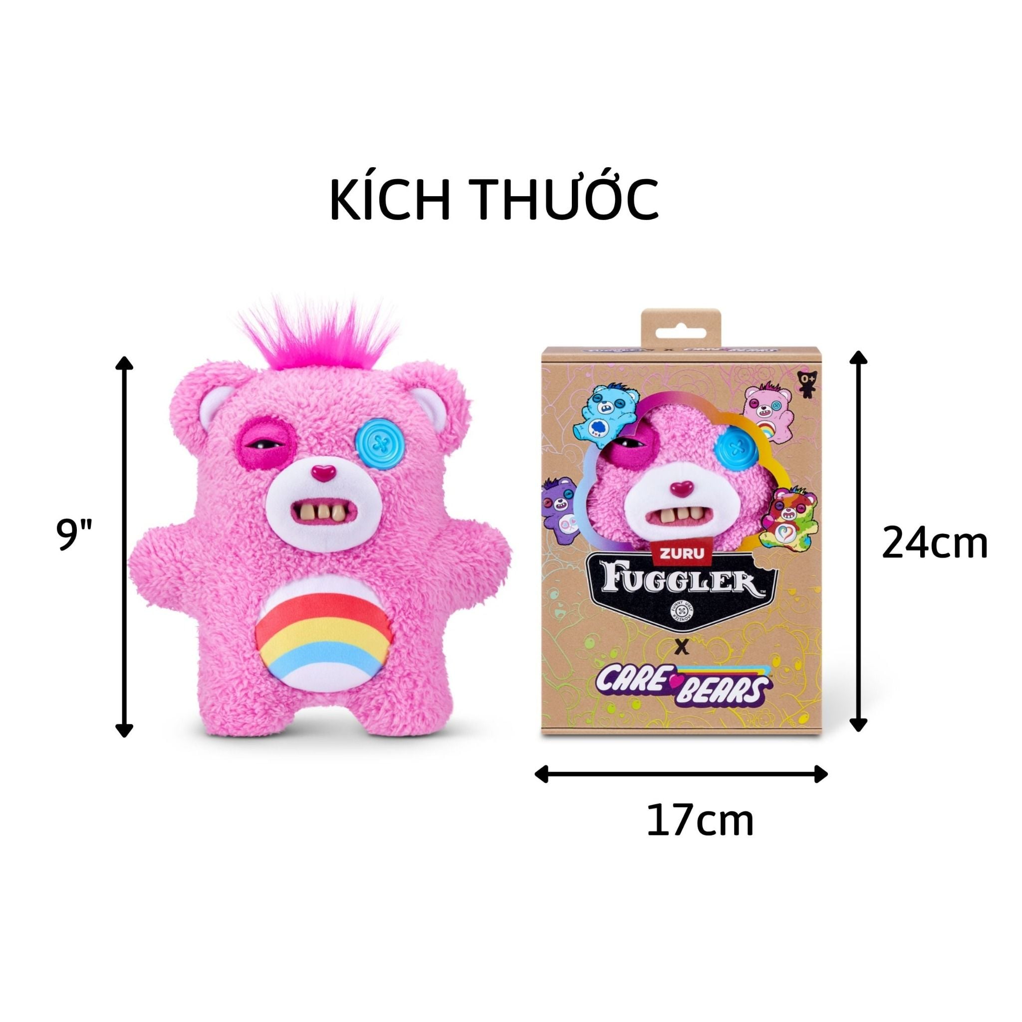  Đồ Chơi Sưu Tầm ZURU TOYS Fuggler Care Bears 9