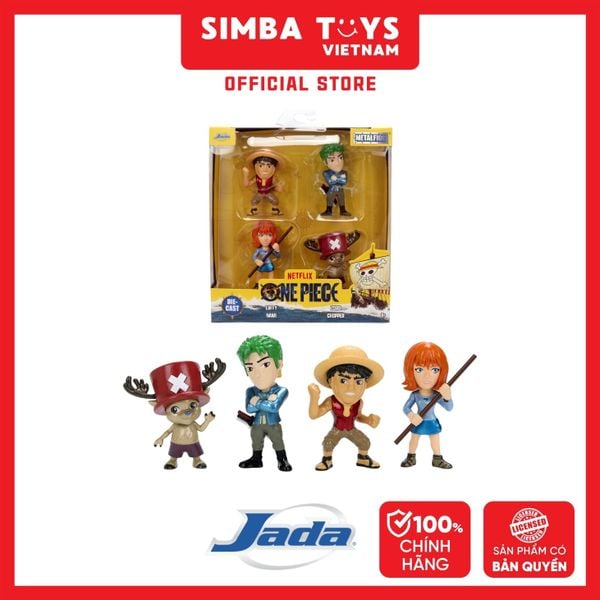  Bộ 4 Đồ Chơi Mô Hình Sưu Tầm JADA TOYS One Piece 2.5