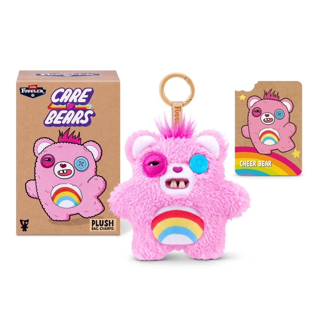  Đồ Chơi Sưu Tầm Hộp Mù ZURU TOYS Fuggler Care Bears Keyrings 5