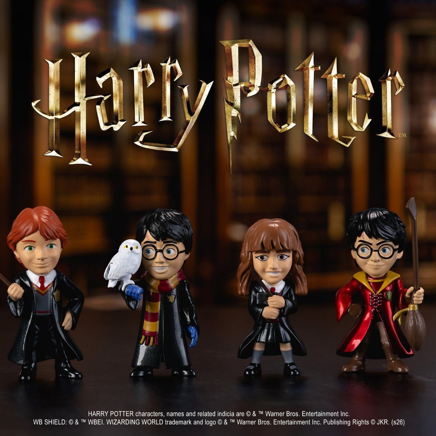  Bộ 4 Đồ Chơi Mô Hình Sưu Tầm JADA TOYS Harry Potter 2.5