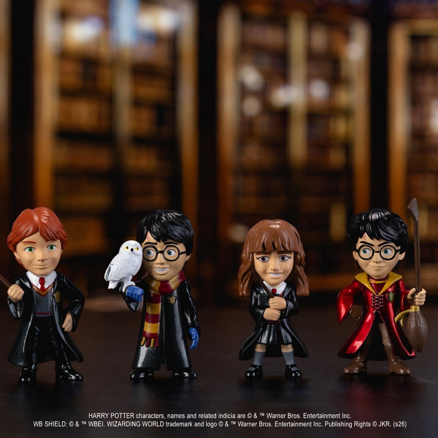  Bộ 4 Đồ Chơi Mô Hình Sưu Tầm JADA TOYS Harry Potter 2.5