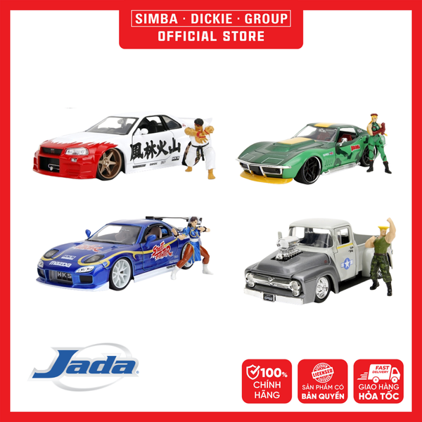  [CHỌN MẪU] Đồ Chơi Xe Mô Hình JADA TOYS Street Fighter 1:24 - Simba Toys Vietnam 
