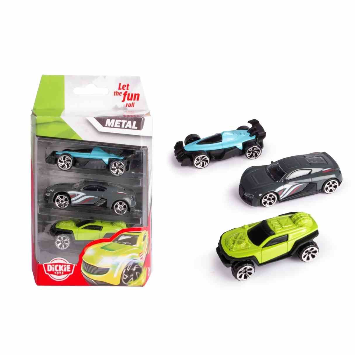  Bộ 3 Đồ Chơi Xe Mô Hình DICKIE TOYS Die-cast Vehicles 3 Pack 203331000 - Simba Toys Vietnam 