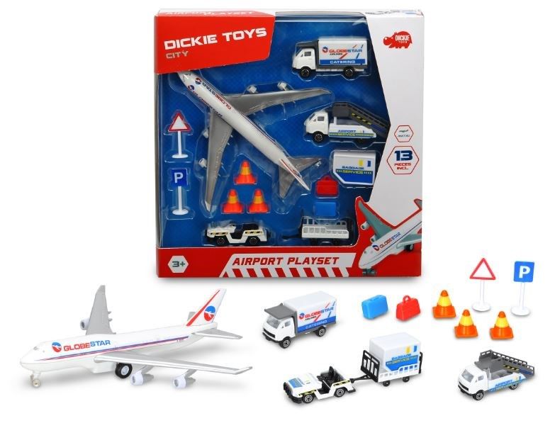  203743001 Bộ Đồ Chơi Dịch Vụ Sân Bay DICKIE TOYS Airport Playset 