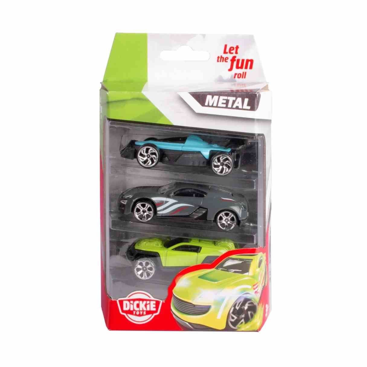  Bộ 3 Đồ Chơi Xe Mô Hình DICKIE TOYS Die-cast Vehicles 3 Pack 203331000 - Simba Toys Vietnam 