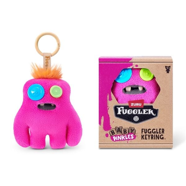  Đồ Chơi Sưu Tầm ZURU TOYS Fuggler Baby Pinkles Keyrings 3.5