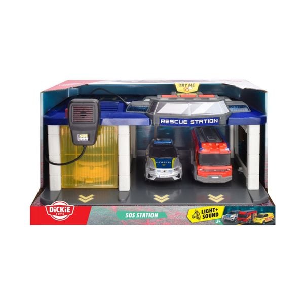 Đồ Chơi Trạm Cứu Hộ Kèm Bộ Đàm DICKIE TOYS S.O.S Station 203716027038 - Simba Toys Vietnam 