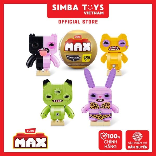  Đồ Chơi Sưu Tầm ZURU TOYS MAX Premium Fuggler Baddies 83245 - Simba Toys Vietnam 