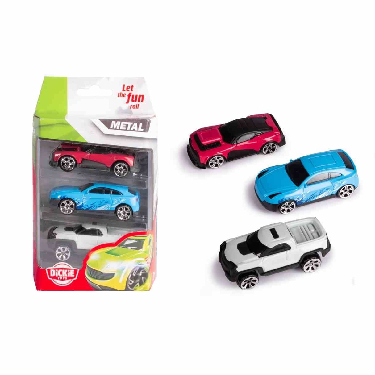  Bộ 3 Đồ Chơi Xe Mô Hình DICKIE TOYS Die-cast Vehicles 3 Pack 203331000 - Simba Toys Vietnam 