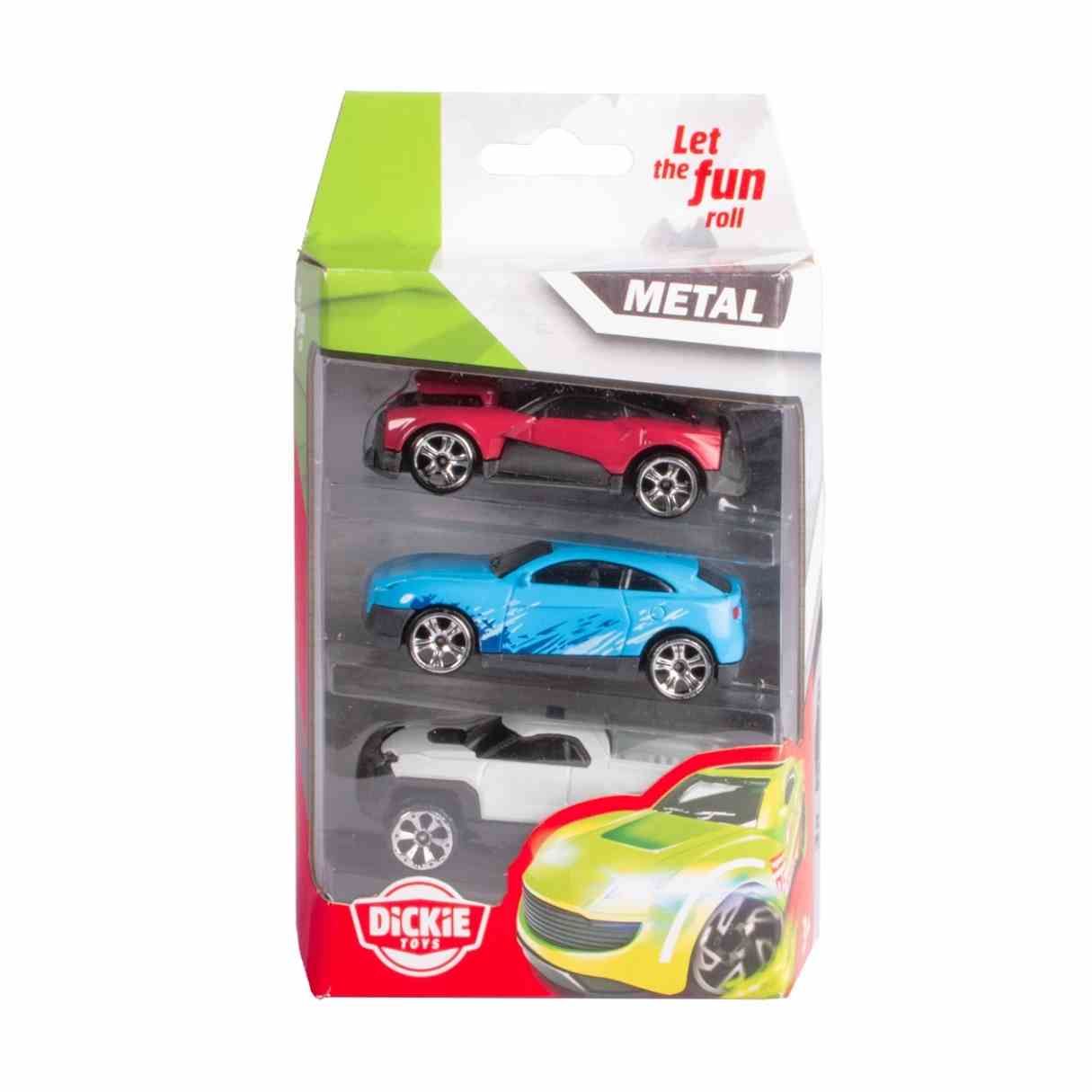  Bộ 3 Đồ Chơi Xe Mô Hình DICKIE TOYS Die-cast Vehicles 3 Pack 203331000 - Simba Toys Vietnam 