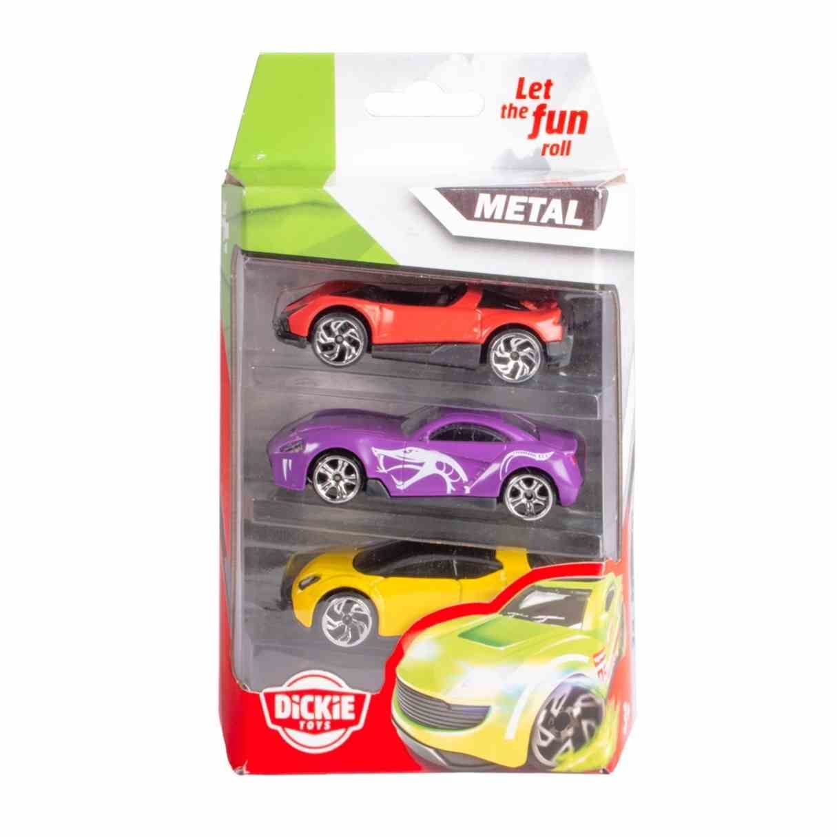  Bộ 3 Đồ Chơi Xe Mô Hình DICKIE TOYS Die-cast Vehicles 3 Pack 203331000 - Simba Toys Vietnam 